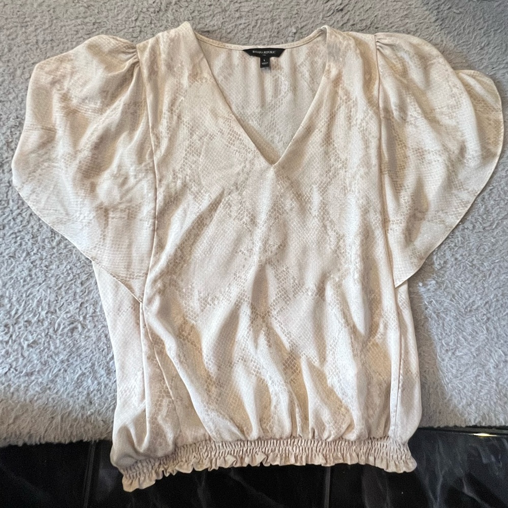 Banana Republic snake skin top